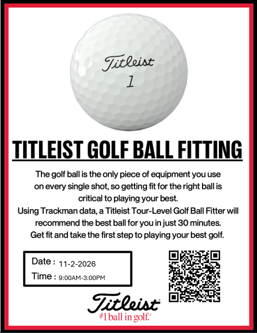 titleist ball fitting